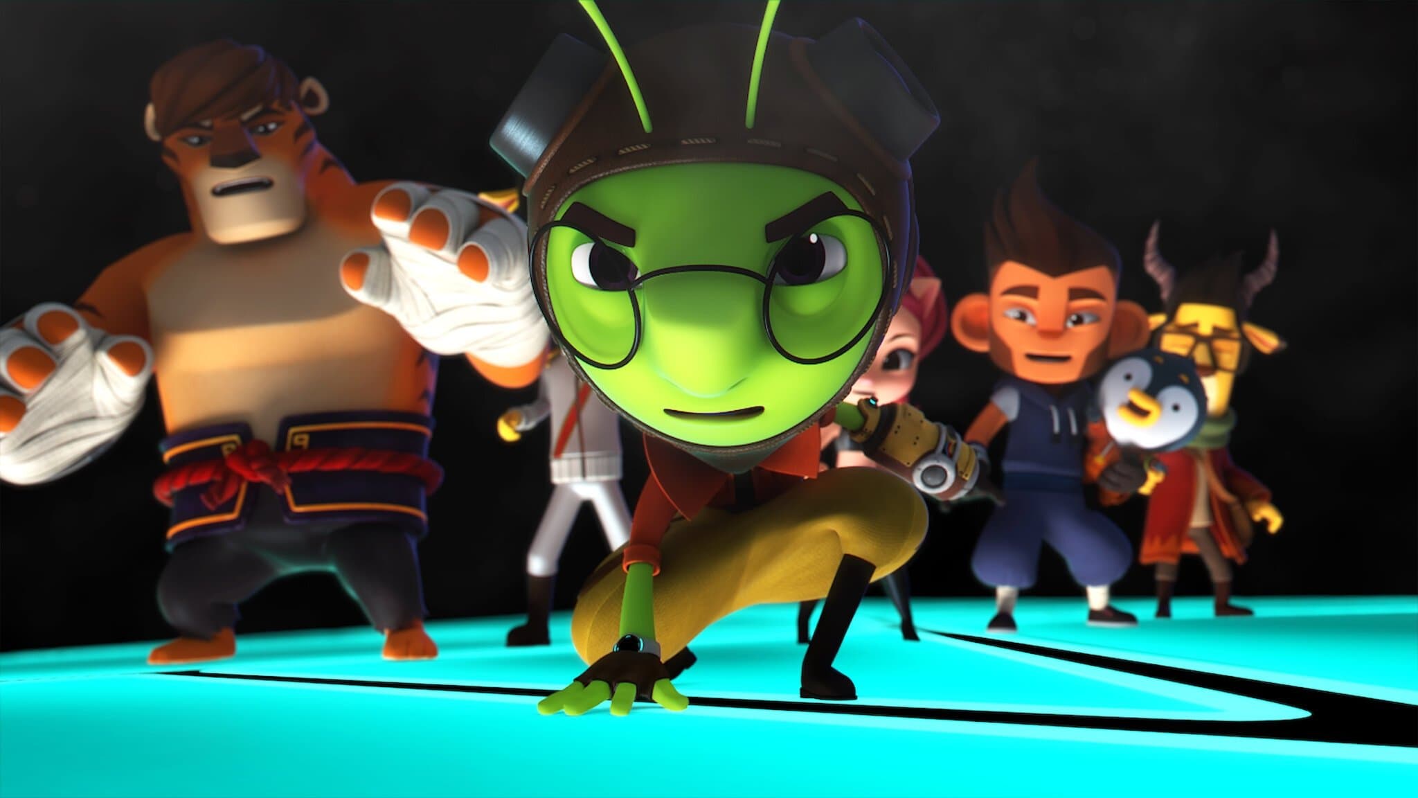 Backdrop for Running Man