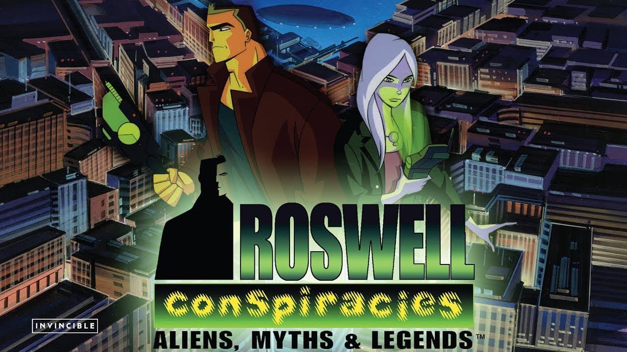 Backdrop for Roswell Conspiracies: Aliens, Myths and Legends